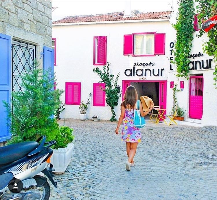 Alacati Alanur Otel Экстерьер фото